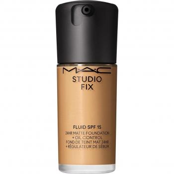 MAC Cosmetics Studio Fix Fluid SPF 15 24HR Matte Foundation + Oil Control - Shade NC38 - 30 ml