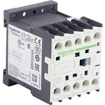 Contactor auxiliar Schneider Electric TeSys CA3KN22BD3, 2 contactos normalmente abiertos (NA) y 2 contactos normalmente cerrados (NC)