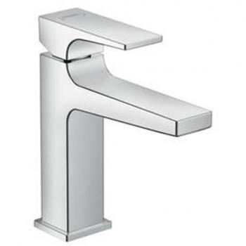 Hansgrohe Metropol Chrome Single-Hole Bathroom Faucet with Lever Handle, 1.2 GPM