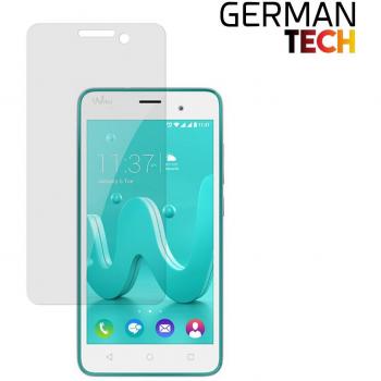 Protector pantalla para Wiko Jerry, Cristal Vidrio Templado Premium,protege y se adapta a la perfección a tu Smartphone - German Tech®.
