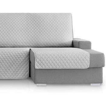 Protector cubresofá chaise longue gris claro