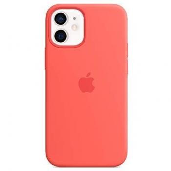 Funda de Silicona MagSafe Rosa Cítrico para iPhone 12 Mini