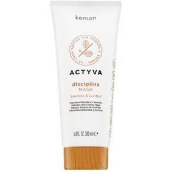 Kemon Actyva Disciplina Mask - Mascarilla capilar nutritiva para cabellos ásperos y rebeldes 200 ml