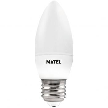 Bombilla LED Vela 3 Intensidades E27 5W Neutra Matel