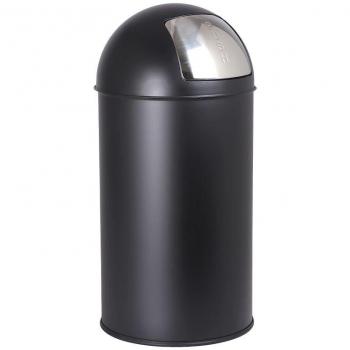 Cubo de Basura Jago® de Acero Inoxidable con Tapa Oscilante, 50 Litros, Contenedor para Casa y Oficina