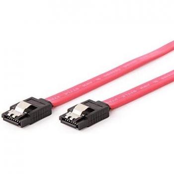 Cable de Datos SATA III 10cm Rojo