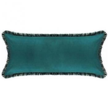 Cojín de terciopelo bordado perfecto para decoración - 58 x 12 x 25cm