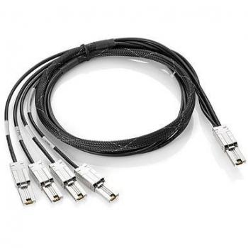 HP 2M External Mini-SAS to 4x Mini-SAS Cable (SFF-8088)