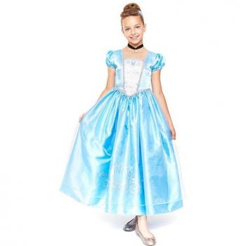 Disfraz de Princesa Azul de Cuento de Hadas para niña