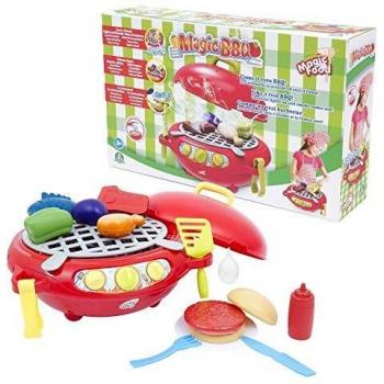 Magic BBQ - Barbacoa Mágica Playset de Cocina con Efecto de Humo, Luz y Sonido