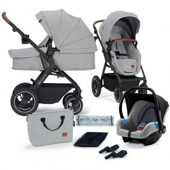 Kinderkraft B-Tour 3 en 1 Cochecito Combinado Gris