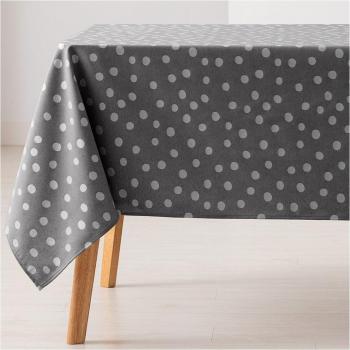Mantel antimanchas jacquard point antracita