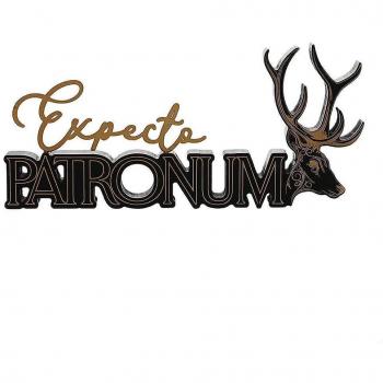 Decoración de Repisa Harry Potter Alumni - Signo de Hechizo Patronum Negro