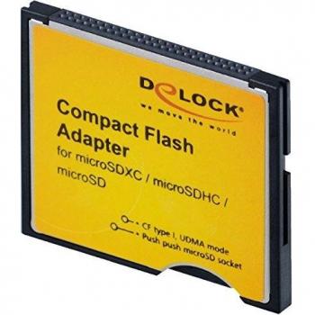 DeLOCK 61795 - Adaptador para Tarjetas de Memoria, Negro