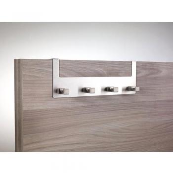 Contemporary Living Perchero de puerta Yale Acero