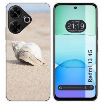 Funda de Silicona Diseño Concha para Xiaomi Redmi 13 4G con Dibujos