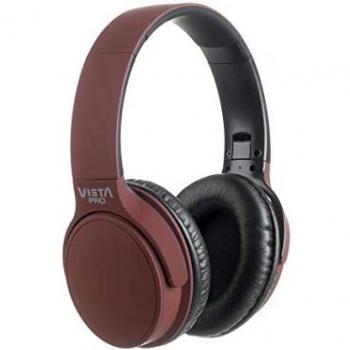 Vieta pro way z auriculares inalambricos bluetooth radio fm microfono integrado entrada auxiliar reproductor micro sd plegables autonomia 40 horas grana