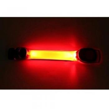 Alta visibilidad LED rojo brazalete por pk verde