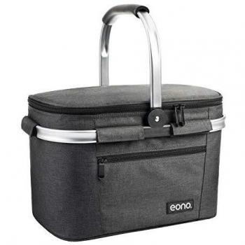 Eono by Amazon - 2 personas 22L Picnic Basket, cesta aislada, bolsa de refrigeración para exteriores