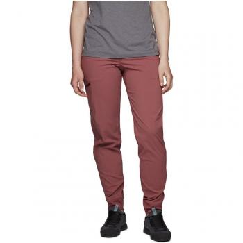 Pantalón largo de mujer Black Diamond Technician rojo M