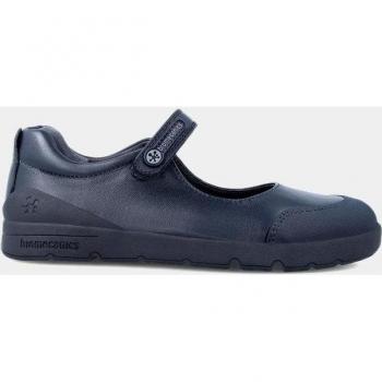 Zapato Merceditas Colegial Velcro Piel Niña Biomecanics 231015 - Merceditas de niña en piel con puntera reforzada y cierre adherente
