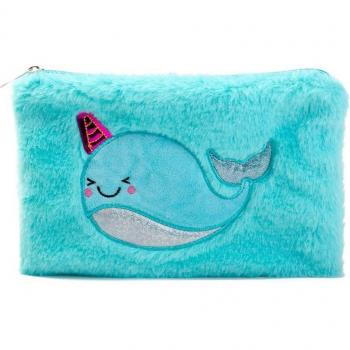 Estuche Inca con Pompón Diseño Ballena 1 Unidad