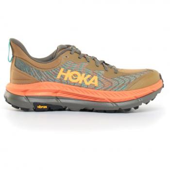Zapatillas de trail Hoka Mafate Speed 4 marrón naranja AW24, tamaño EU 41 1/3