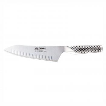 Cuchillo Chef Japonés Global G-83 | Versátil cebollero alveolado de 18 cm, ideal para cocina oriental