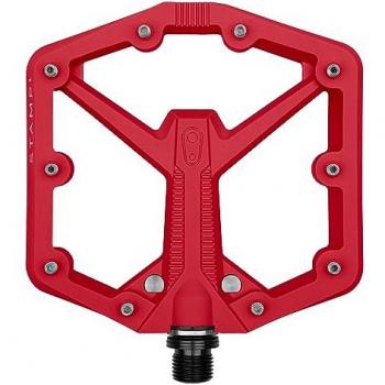 Crankbrothers Pedales de Plataforma Stamp 1 Large Gen 2 Rojo