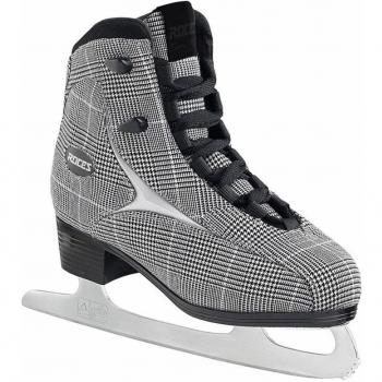 Patines de Hielo Roces Brits Dama Check Negro/Blanco Plata