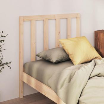 Cabecero para cama 96x4x100 cm madera maciza de pino