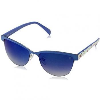 TOUS STO314-570E70 Gafas de Sol, Shiny Palladium, 57 para Mujer