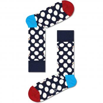 Happy Socks Big Dot Snowman Gift Boxed Socks - White, Dark Red, Light Blue - Size: 41-46 (Men's) / Size: 7.5-11.5 (Unisex)