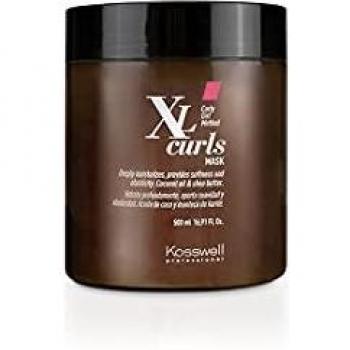 Kosswell, XL Curls Mascarilla Para Cabellos Rizados y Ondulados - 500ml