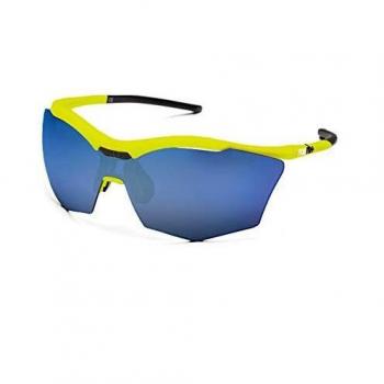 zerorh+ Sunglasses Ultra Stylus, Gafas/Máscaras Sportglasses Permanent Unisex - Adulto, Smoke Flash Blue + Naranja, One