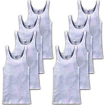 Camisetas de Hombre Sin Mangas SCHIESSER, Paquete de 2, Essentials de Doble Costilla 100% Algodón