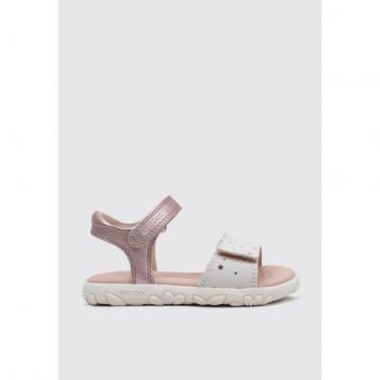 Geox J Sandal Haiti Girl Sandalia Plana Niña Dorado 28