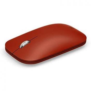 Ratón Móvil Microsoft Surface Bluetooth Ambidextro BlueTrack Rojo