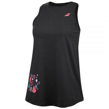Camiseta Sin Mangas Babolat Cotton Tank Mujer - Camiseta sin mangas, material de algodón, diseño femenino, ideal para actividades deportivas y uso diario