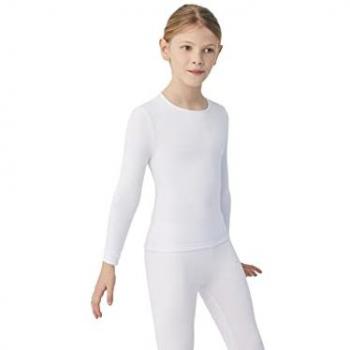 Camiseta Térmica Infantil de Manga Larga Ysabel Mora 70300 8 Blanco, Ropa Térmica para Niño y Niña, Ideal para Fútbol, Ciclismo y Nieve