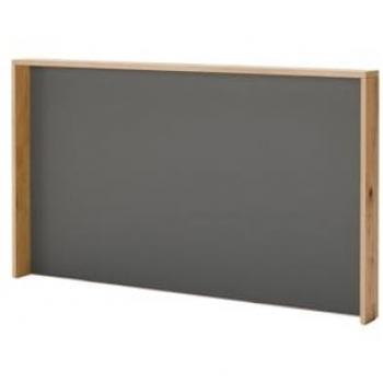 Cabecero de Cama Anippe Gris Oscuro con Madera de Roble 95x110x14 Plykit