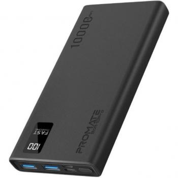Promate Bolt-10Pro Powerbank 10000mAh USB-A Dual USB-C Negro