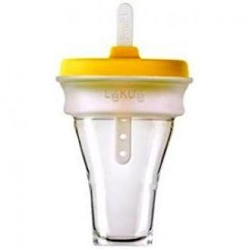 Lékué Helado colapsable Amarillo, Silicona, 1 Unidad