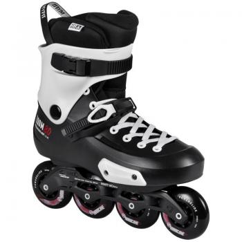 Powerslide Zoom Pro 80 - Patines en Línea, ruedas de 80 mm, chasis de aluminio, soporte para freno, diseño ergonómico, adecuado para principiantes y patinadores intermedios