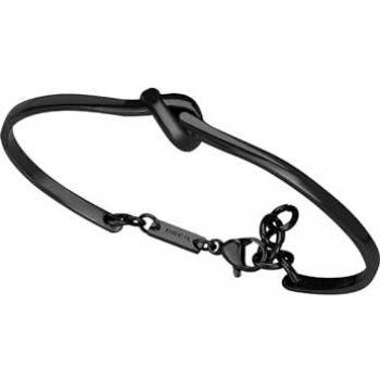 Pulsera de Mujer Breil B&ME, Acero Inoxidable Color Plata, Talla Pequeña, Diseño Minimalista Sin Piedras