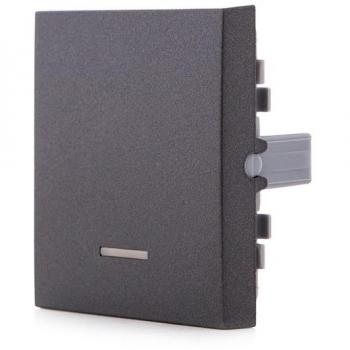 GreenIce | Tecla con Visor Panasonic Novella Interruptor, Conmutador, Fume (Compatible Karre)