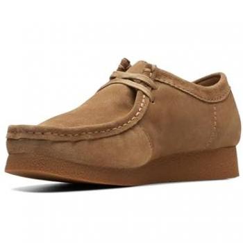 Clarks Men's Wallabee EVO Suede Loafers in Dark Sand
