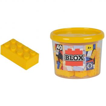 Blox - Bote de 40 bloques, color amarillo