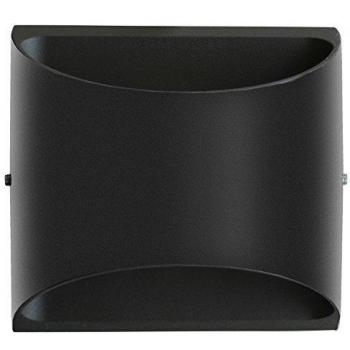 Aplique LED de Exterior Dodd Semicírculo Antracita 6W 3000K 660 Lúmenes