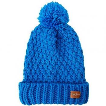 Pepe Jeans MEGARA JR BEANIE PG040178, Gorro de punto Niñas, Azul